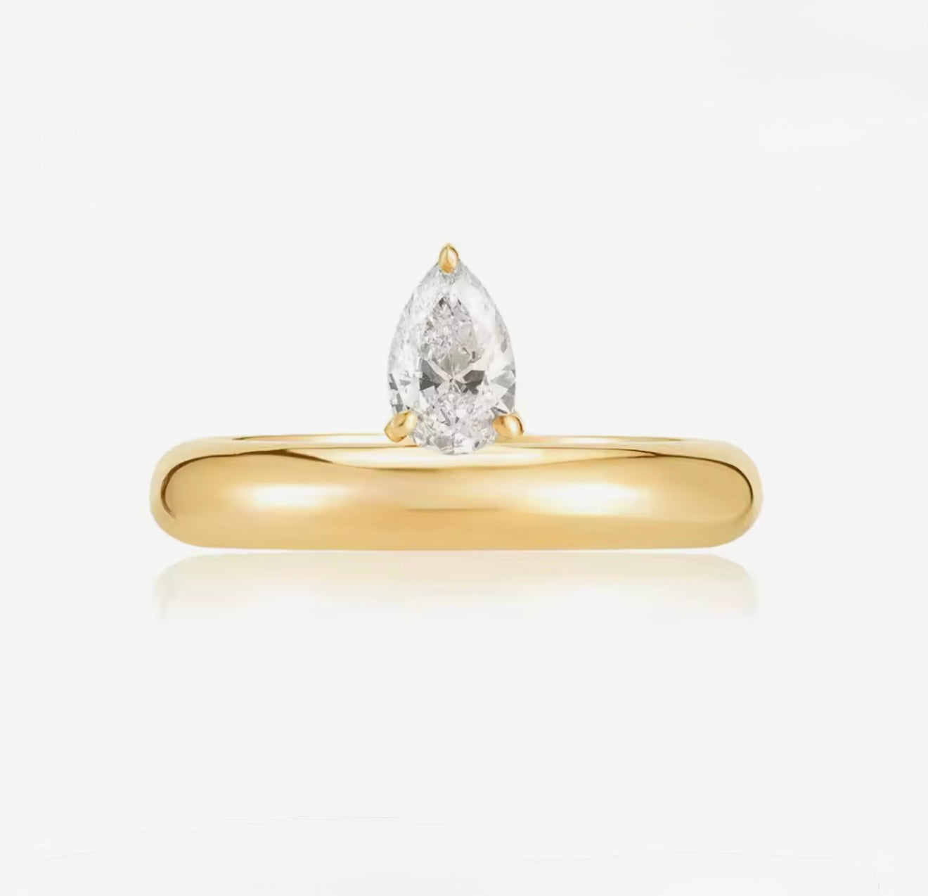 Orb gold ring