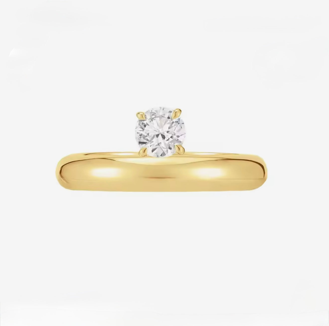 Orb gold ring