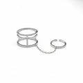 Twin link ring