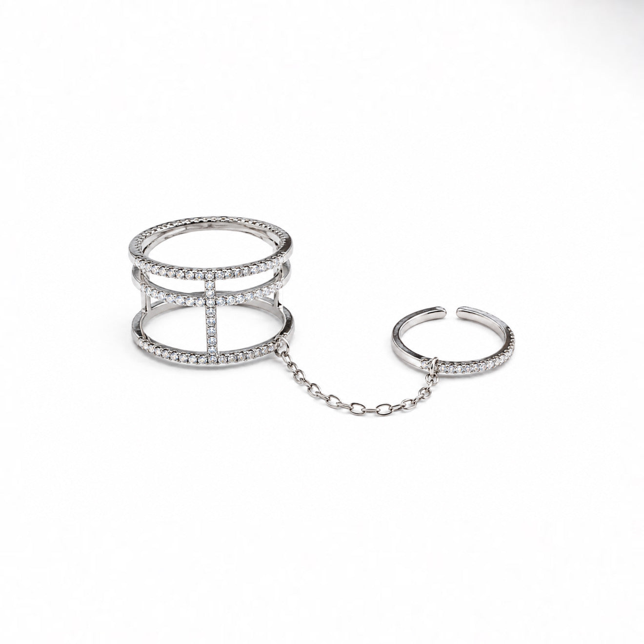 Twin link ring