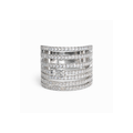 Pave cuff ring